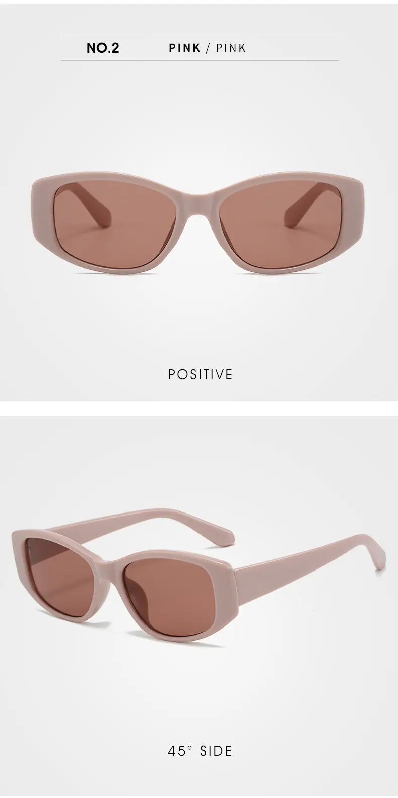 Korean Version Dopamine Blue Square Sunglasses for Women — feature 16