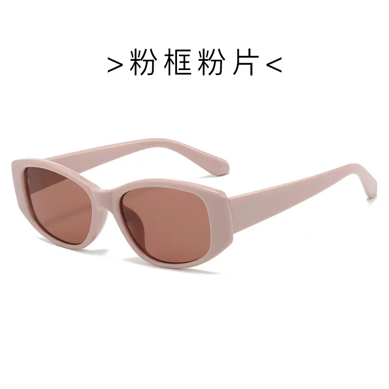 Korean Version Dopamine Blue Square Sunglasses for Women - Image 5