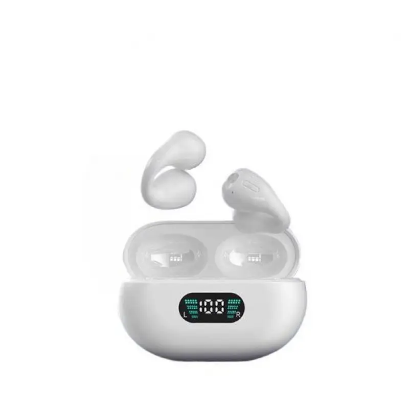 2026 New Model Noise-Cancelling Clip-On Bone Conduction Non-In-Ear Bluetooth Headphones Original Wireless with Ultra-Long Battery Life and Large Battery Capacity