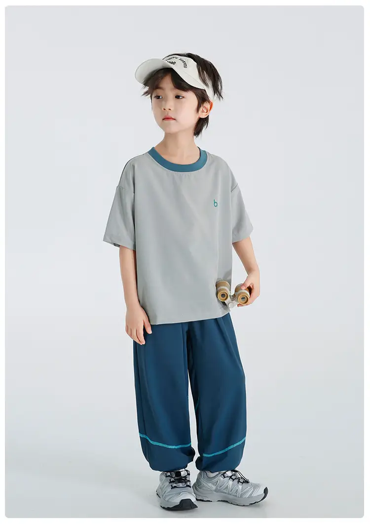 Haima Boys Mesh Short Sleeve T-Shirt Light Green — feature 15