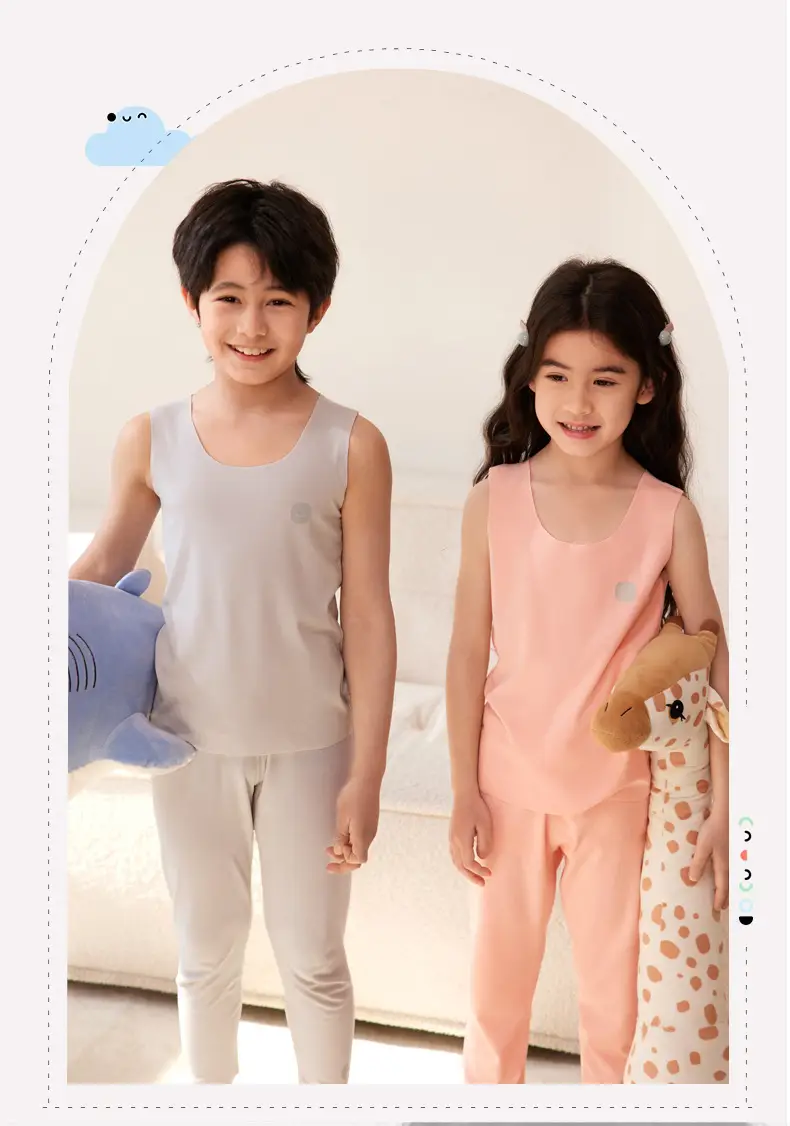 Children's Sleeveless Vest Summer Top Medium Large — feature 11