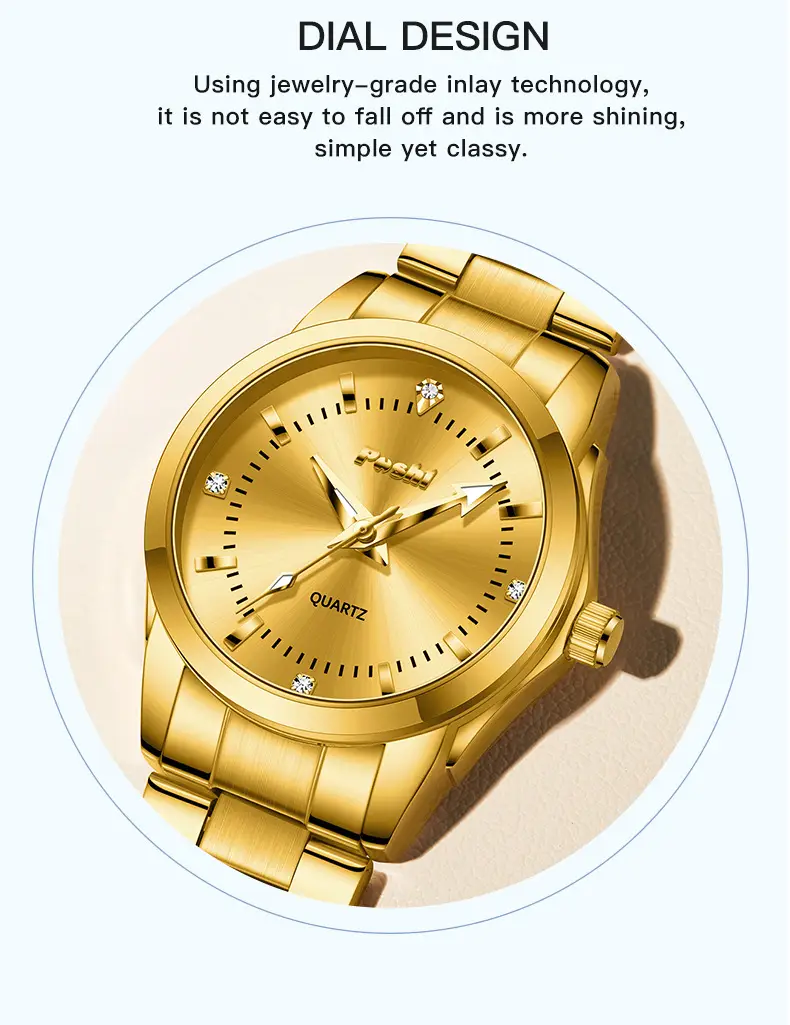 Women's Stainless Steel Pink Dial Watch with Luminous Dial — feature 17