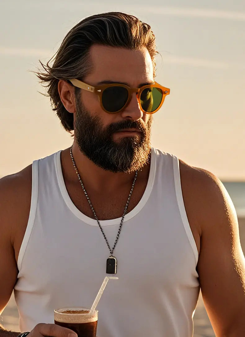 European Round Sunglasses with Pink Lens β feature 1