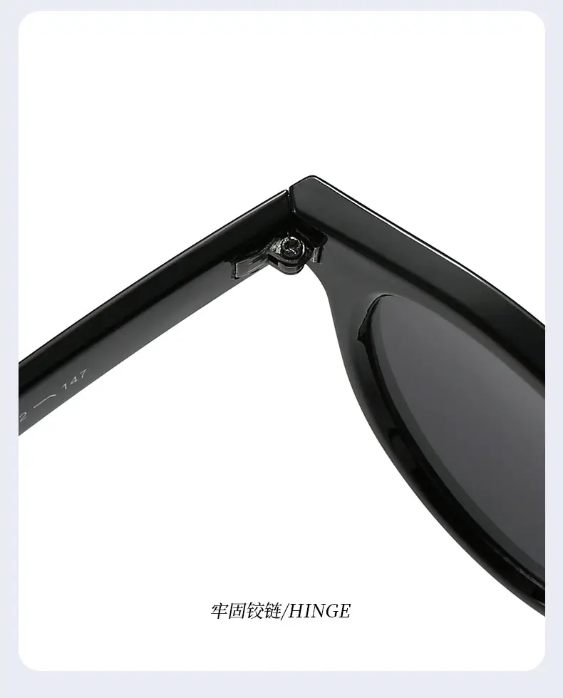 European Round Sunglasses with Pink Lens β feature 10