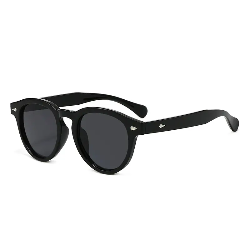 European Round Sunglasses with Pink Lens