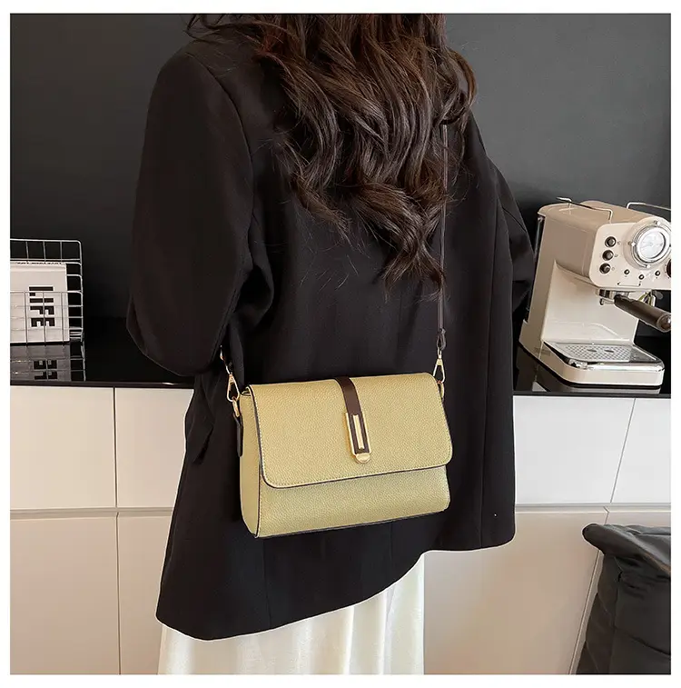 Small Square Tan Shoulder Crossbody Bag for Women — feature 18