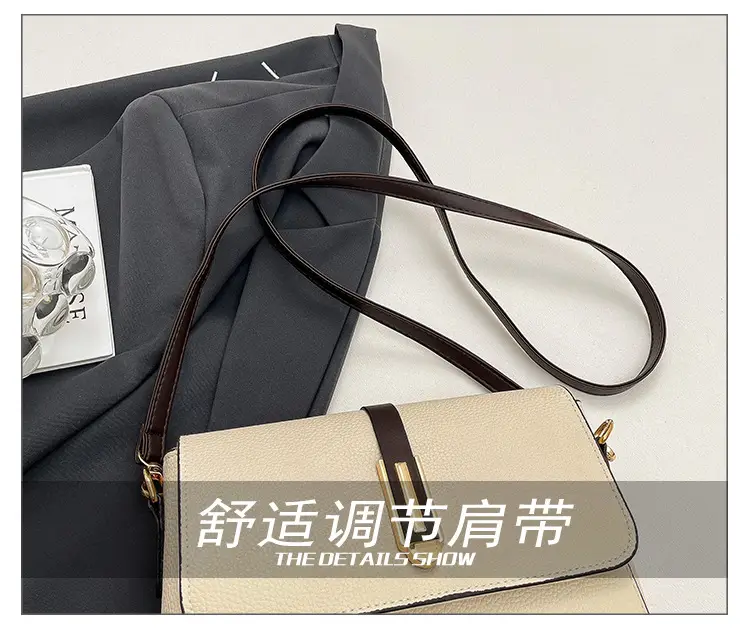 Small Square Tan Shoulder Crossbody Bag for Women — feature 6