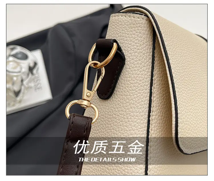 Small Square Tan Shoulder Crossbody Bag for Women — feature 7