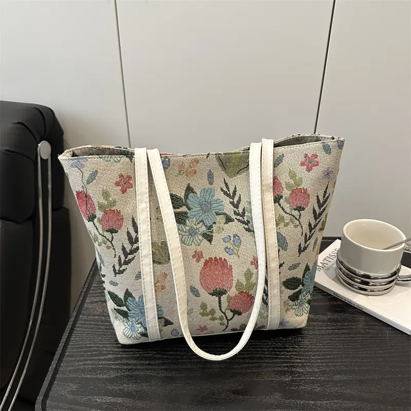 Women Floral Print Shoulder Bag 2025 New Commuter - Image 6