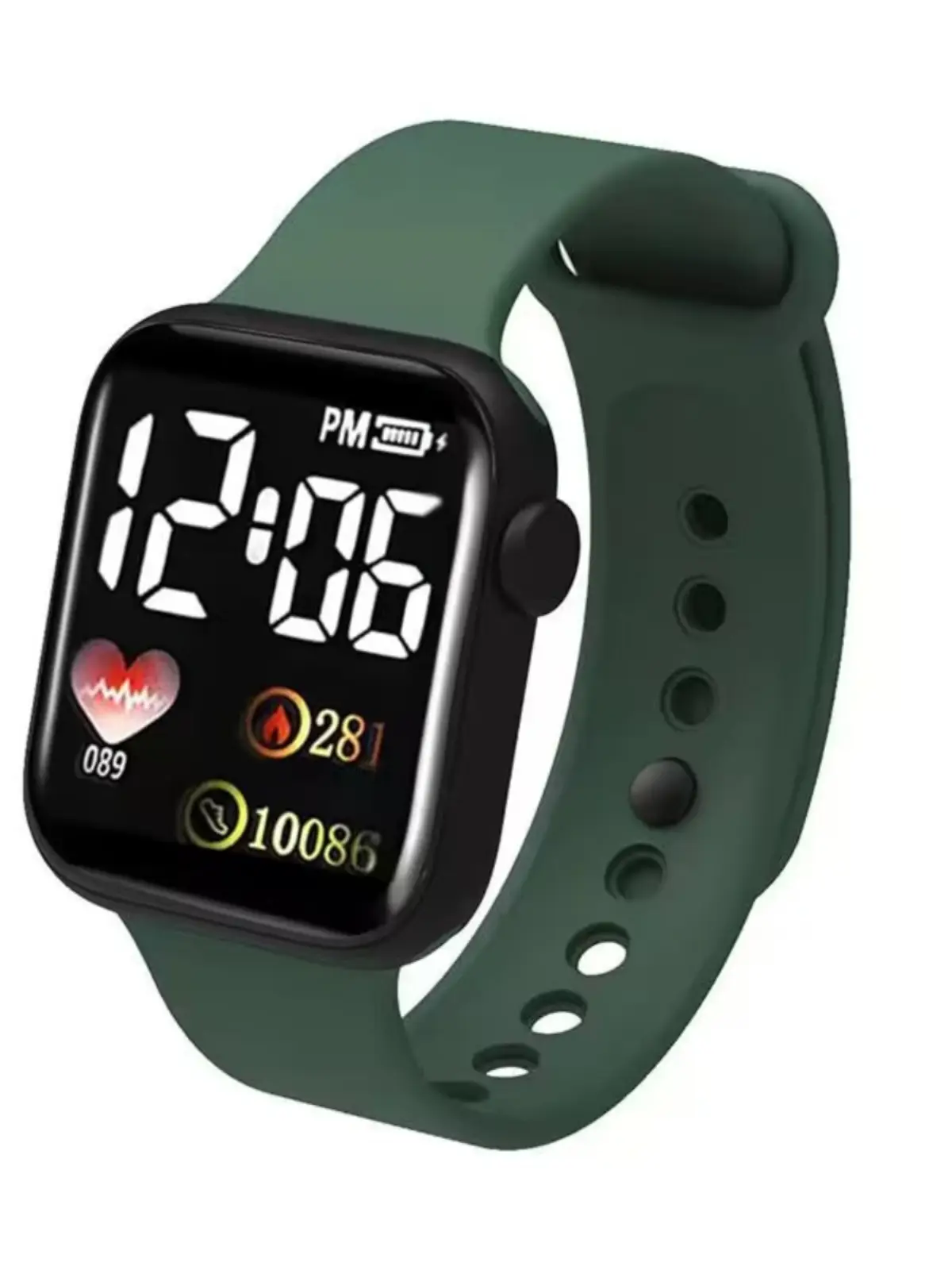 LED Electronic Watch Square Waterproof Digital Fashion Sports Men Women - Image 9