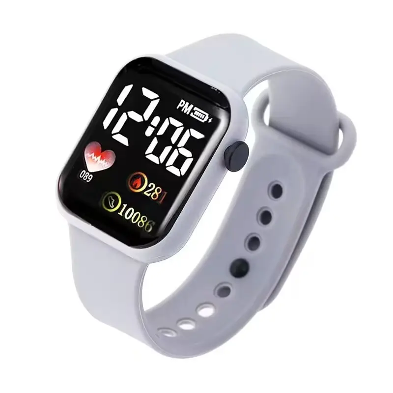 LED Electronic Watch Square Waterproof Digital Fashion Sports Men Women - Image 5
