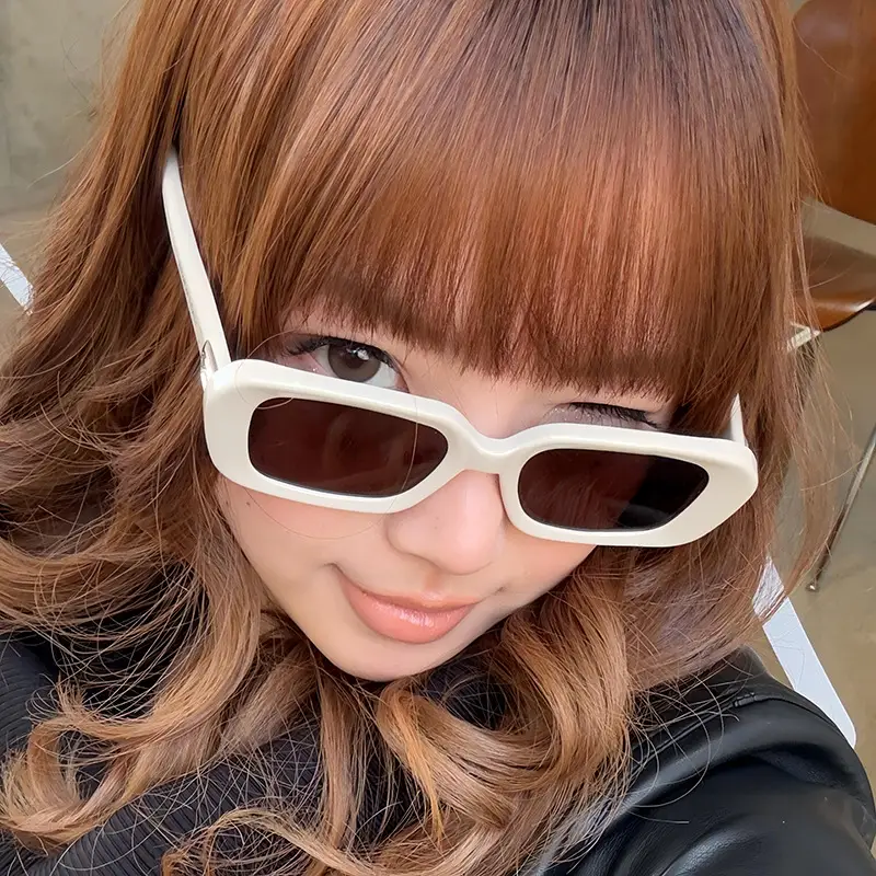 New Fashion Square Sunscreen Sunglasses Black - Image 10