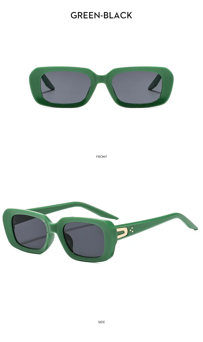 New Fashion Square Sunscreen Sunglasses Black — feature 15