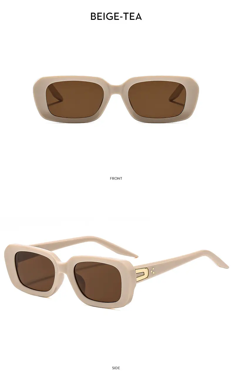 New Fashion Square Sunscreen Sunglasses Black — feature 19