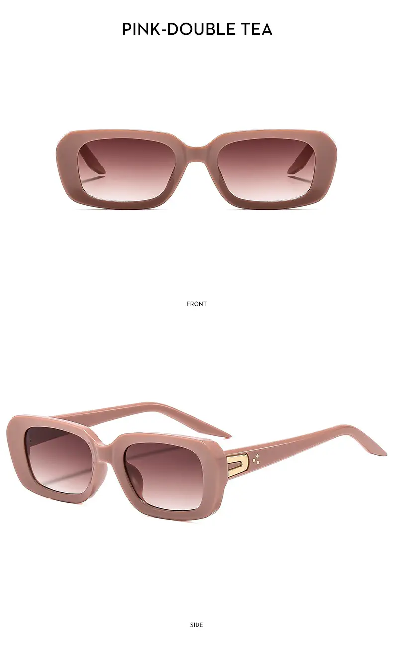 New Fashion Square Sunscreen Sunglasses Black — feature 20
