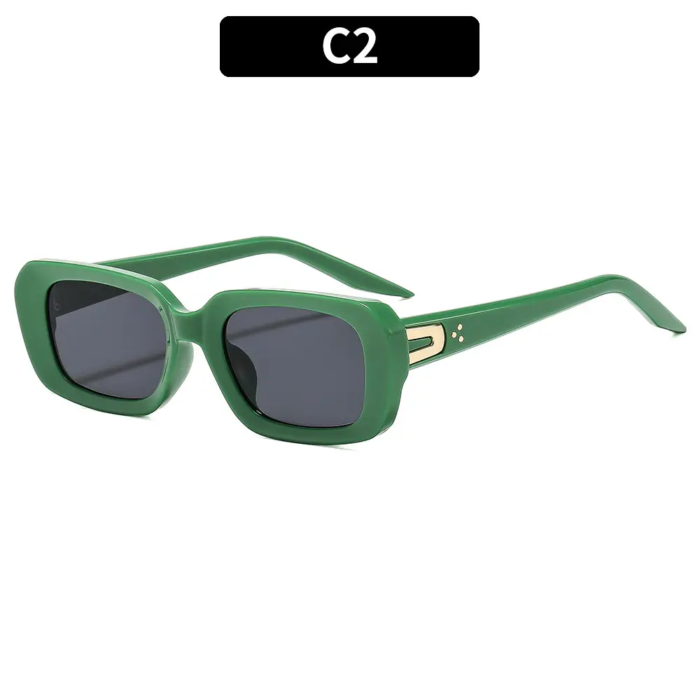 New Fashion Square Sunscreen Sunglasses Black - Image 2