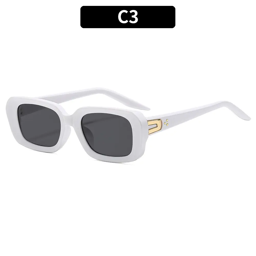 New Fashion Square Sunscreen Sunglasses Black - Image 3