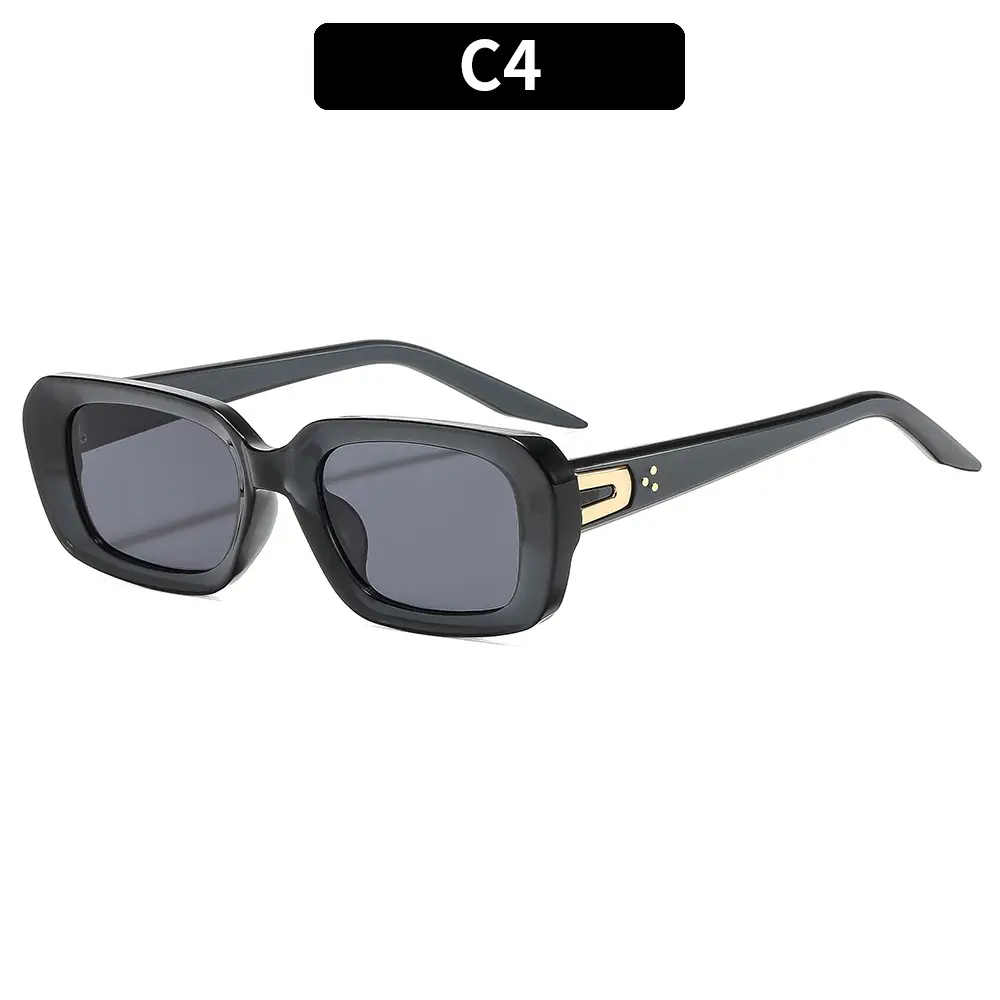 New Fashion Square Sunscreen Sunglasses Black - Image 4