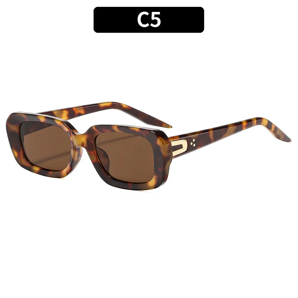 New Fashion Square Sunscreen Sunglasses Black - Image 5