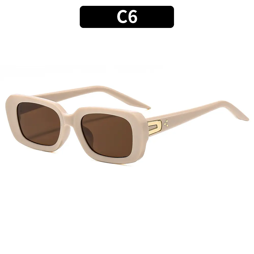 New Fashion Square Sunscreen Sunglasses Black - Image 6