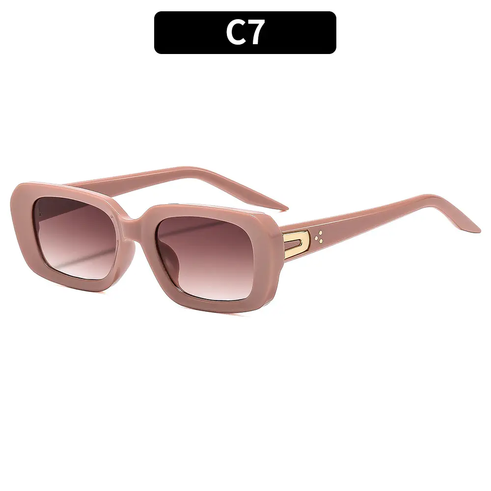 New Fashion Square Sunscreen Sunglasses Black - Image 7