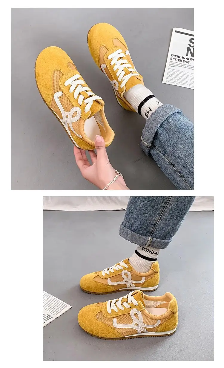 Women's White Mesh Casual Sneakers 2025 Summer — feature 7