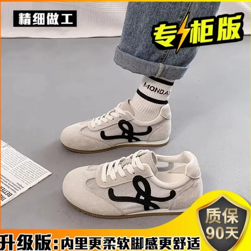 Women's White Mesh Casual Sneakers 2025 Summer - Image 4