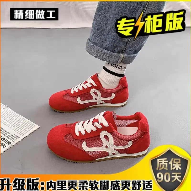 Women's White Mesh Casual Sneakers 2025 Summer - Image 6