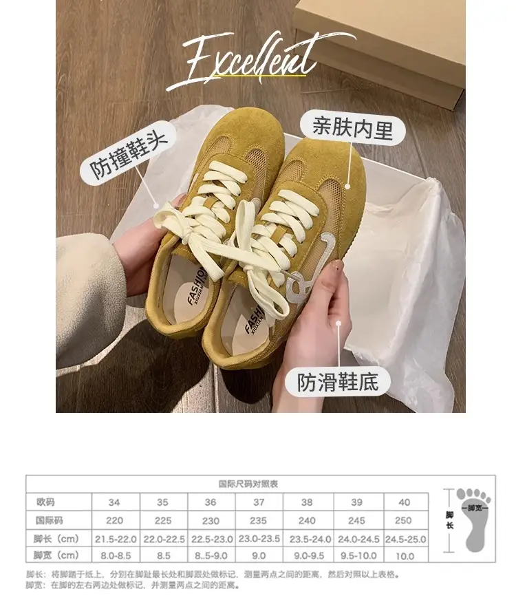 Popular Breathable Mesh Moral Training Shoes, White Women's Shoes, Women's 2025 Summer New Versatile Casual Sports Shoes — feature 15