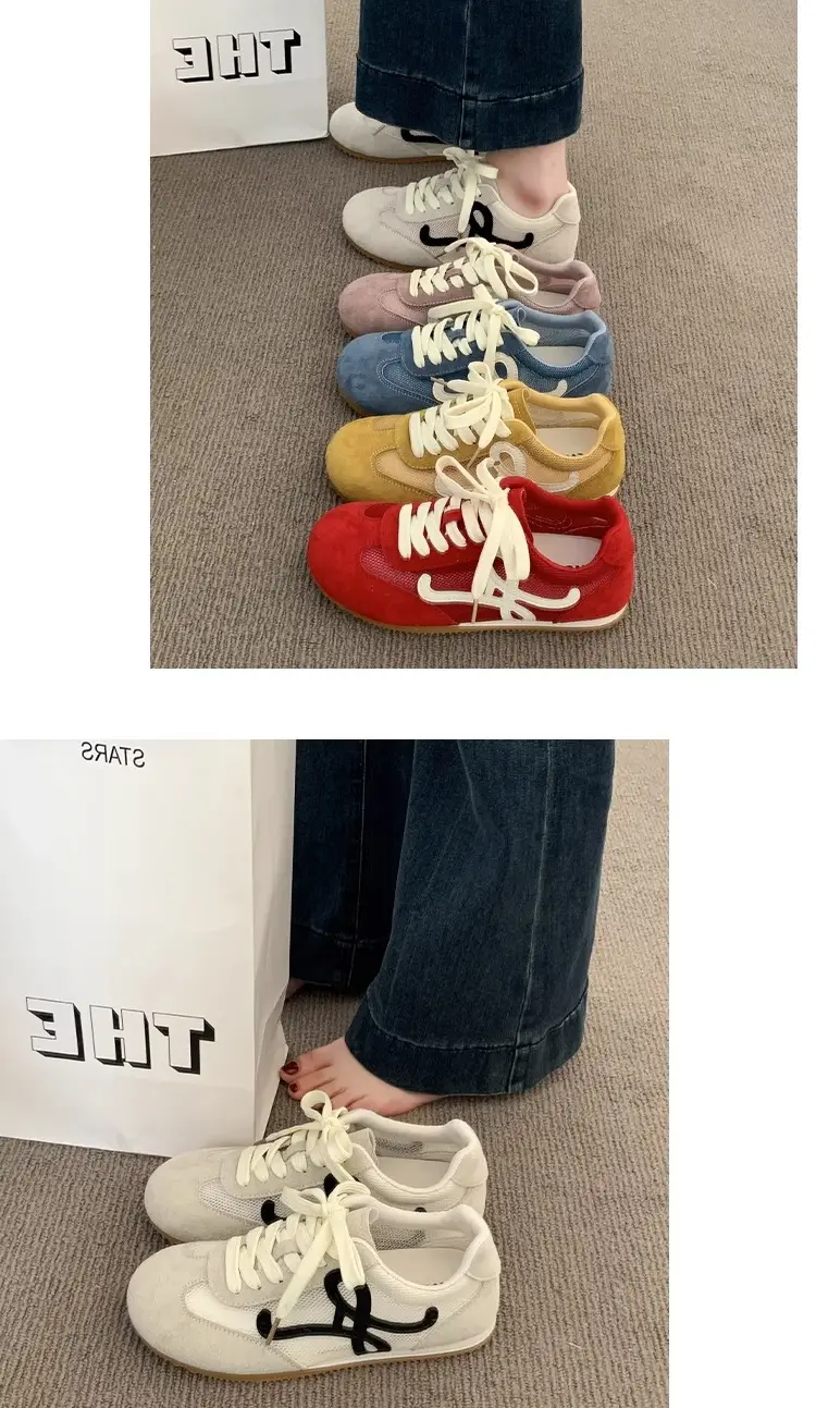 Popular Breathable Mesh Moral Training Shoes, White Women's Shoes, Women's 2025 Summer New Versatile Casual Sports Shoes — feature 18