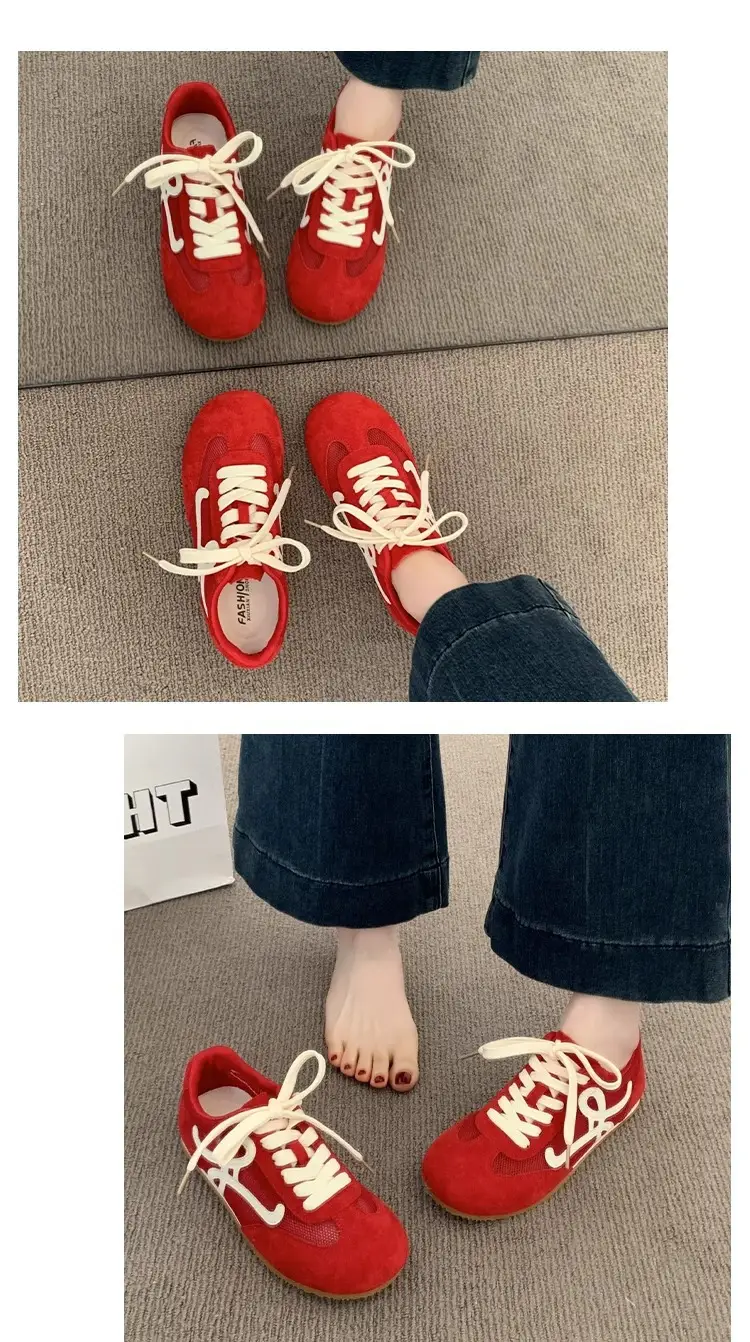 Popular Breathable Mesh Moral Training Shoes, White Women's Shoes, Women's 2025 Summer New Versatile Casual Sports Shoes — feature 21