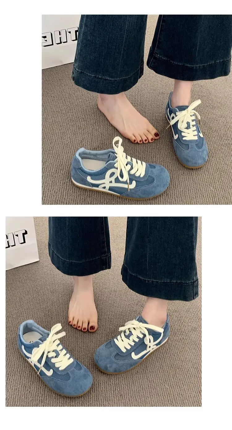 Popular Breathable Mesh Moral Training Shoes, White Women's Shoes, Women's 2025 Summer New Versatile Casual Sports Shoes — feature 7