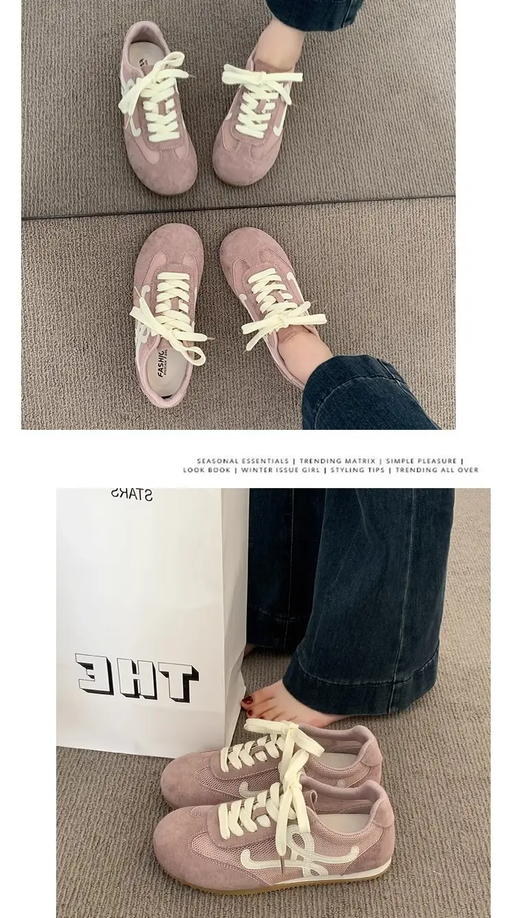 Popular Breathable Mesh Moral Training Shoes, White Women's Shoes, Women's 2025 Summer New Versatile Casual Sports Shoes — feature 8