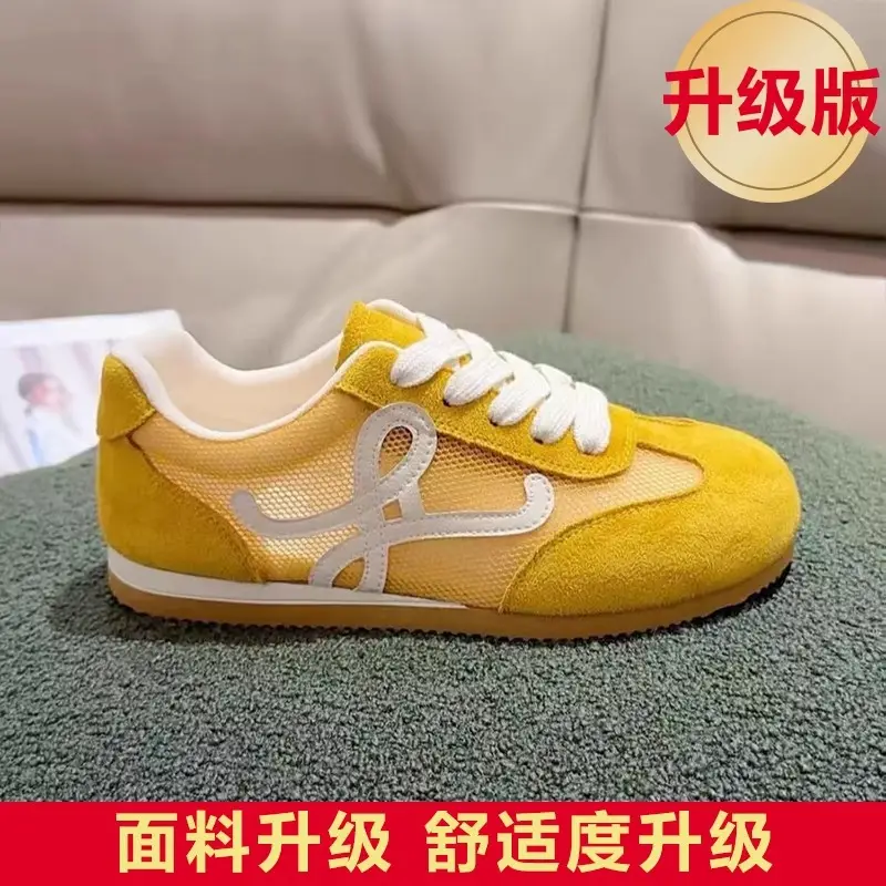 Red Mesh Training Shoes for Women 2025 Summer - Image 5