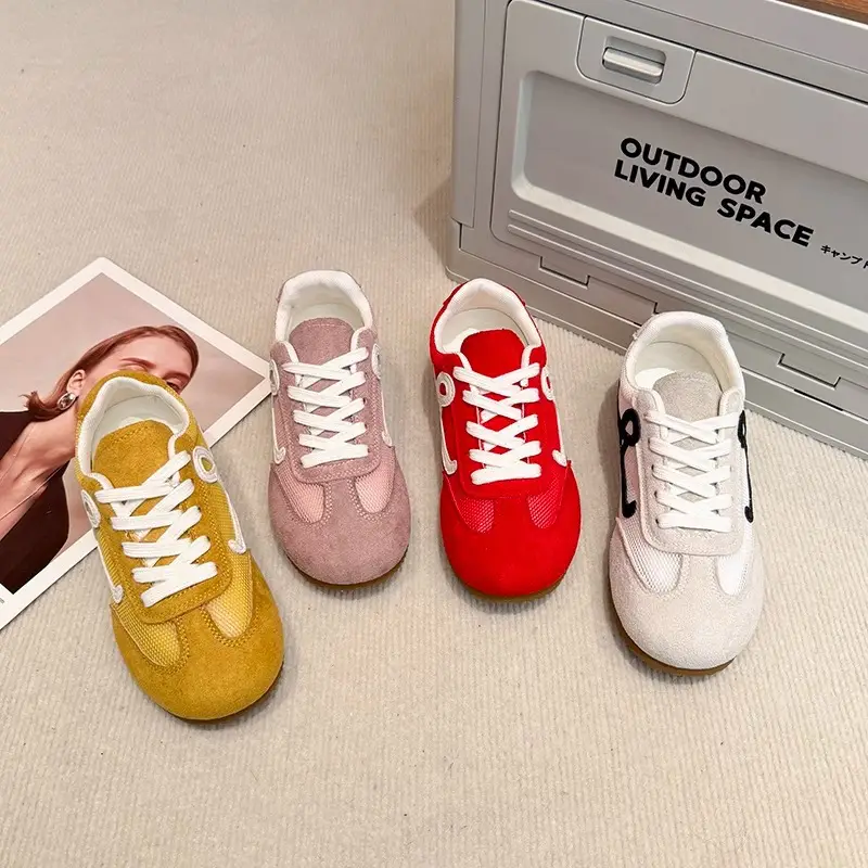 Women White Logo Casual Sneakers 2025 - Image 5