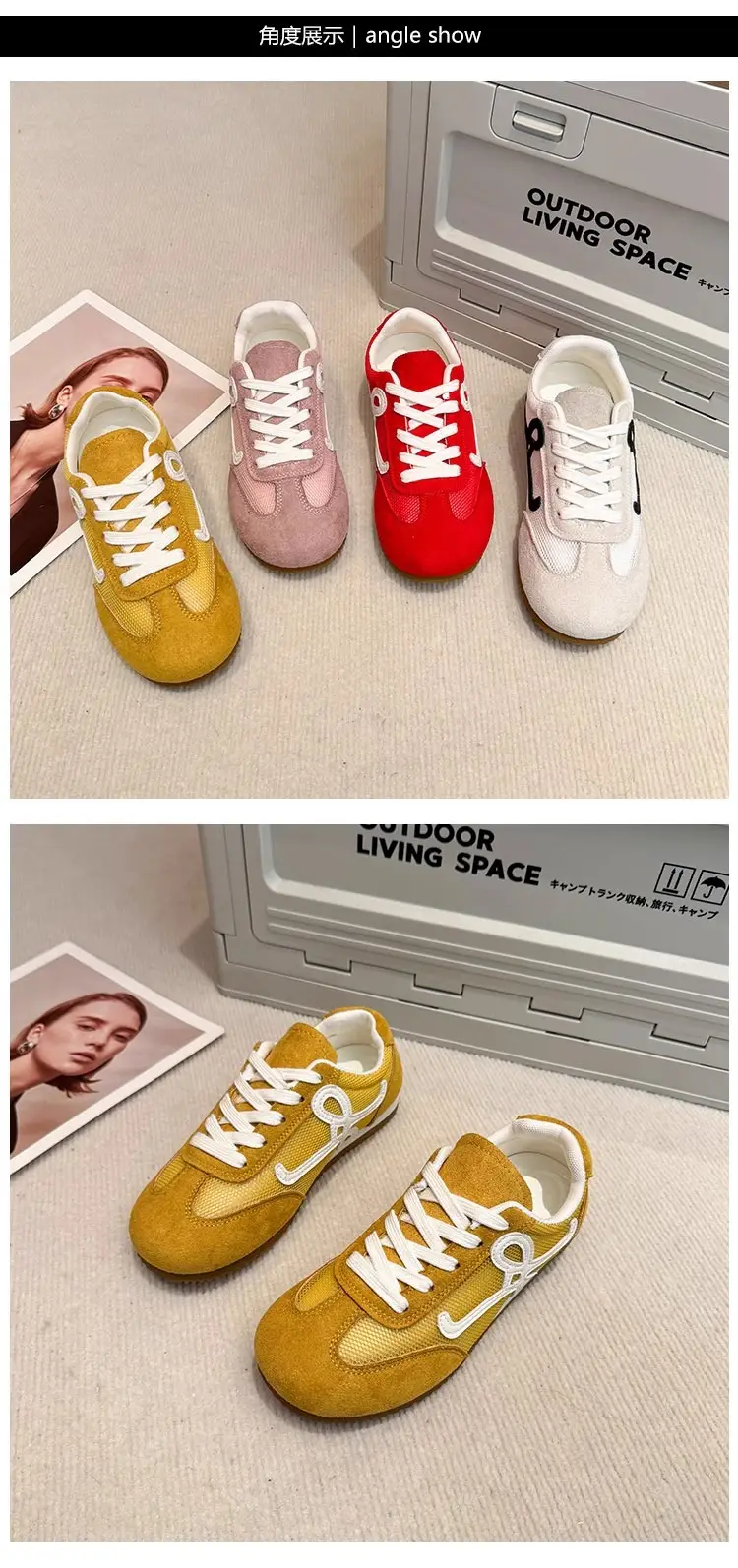 Women White Logo Casual Sneakers 2025 — feature 12
