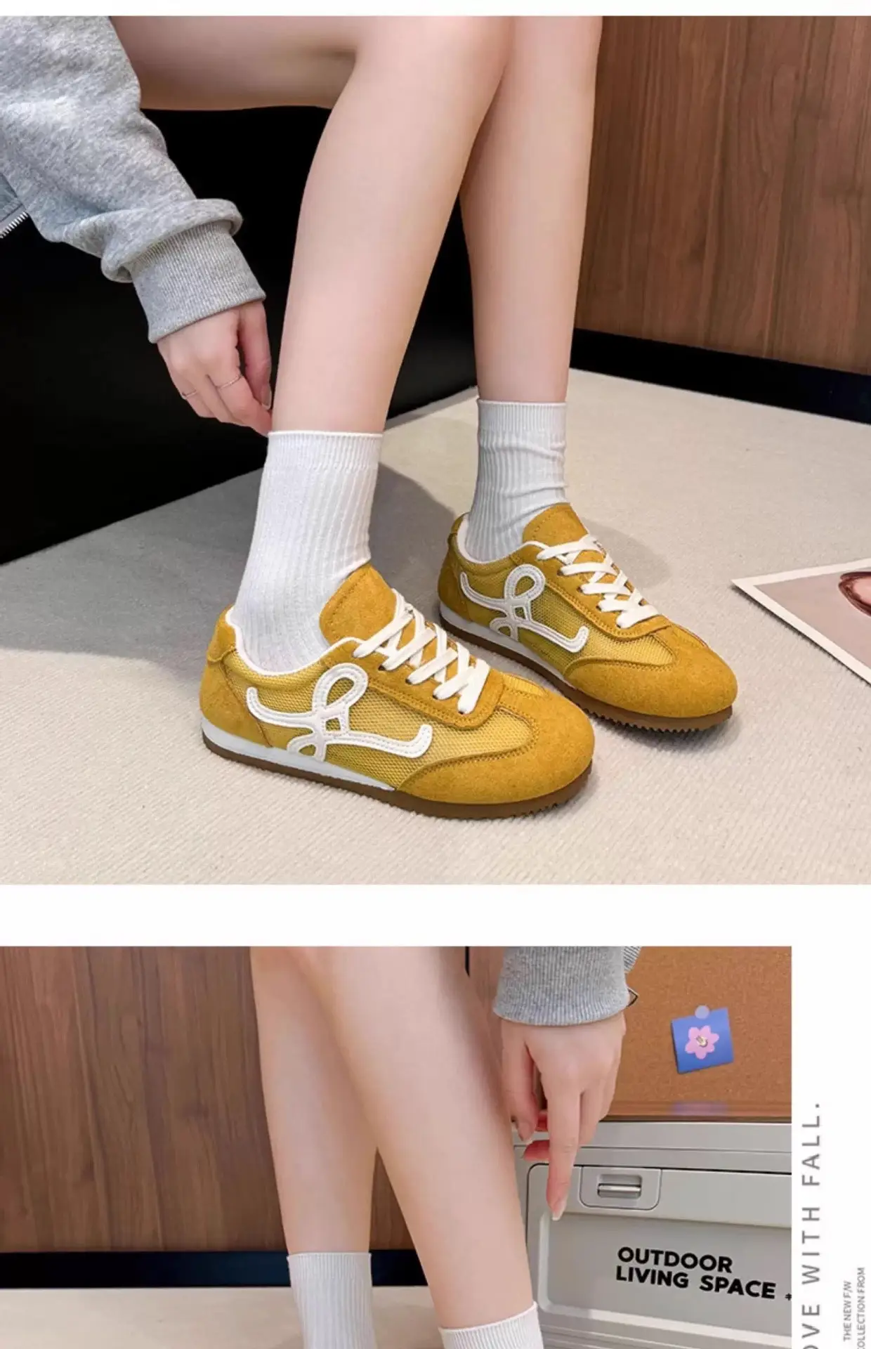 Women White Logo Casual Sneakers 2025 — feature 4