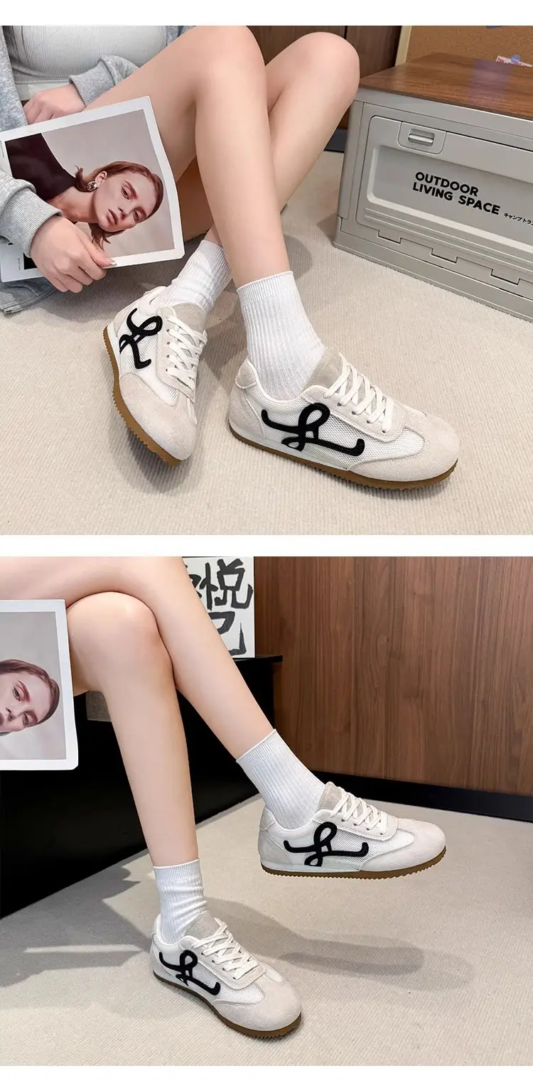 Women White Logo Casual Sneakers 2025 — feature 9