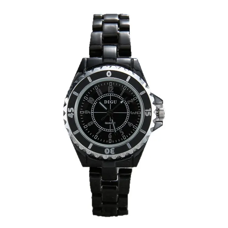 Black Ceramic Luminous Women's Quartz Watch - Image 7