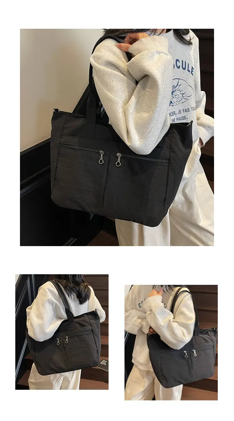 Women Large Canvas Tote Bag 2025 New Arrival — feature 12