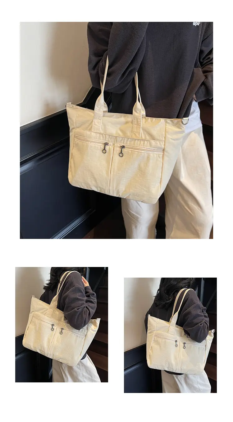 Women Large Canvas Tote Bag 2025 New Arrival — feature 15