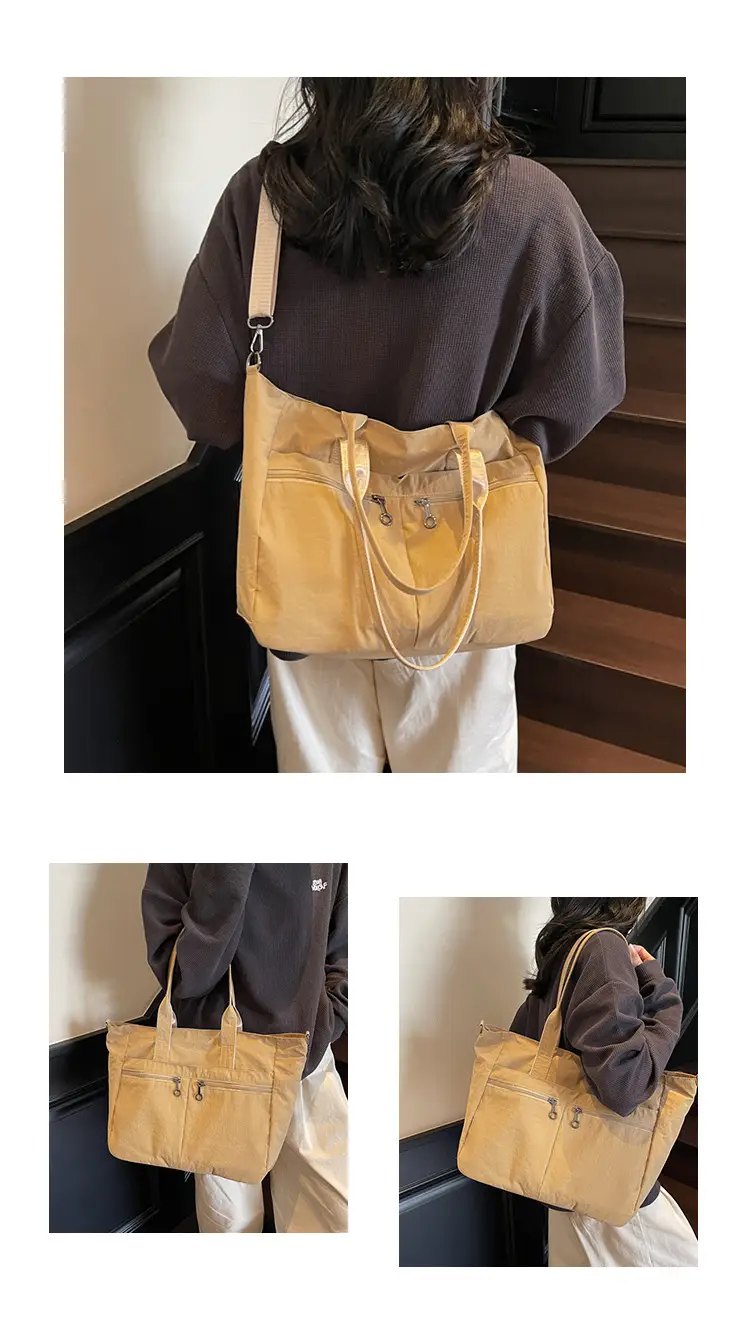 Women Large Canvas Tote Bag 2025 New Arrival — feature 16