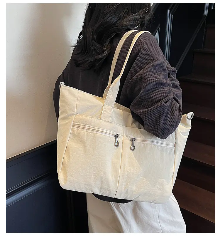 Women Large Canvas Tote Bag 2025 New Arrival — feature 2