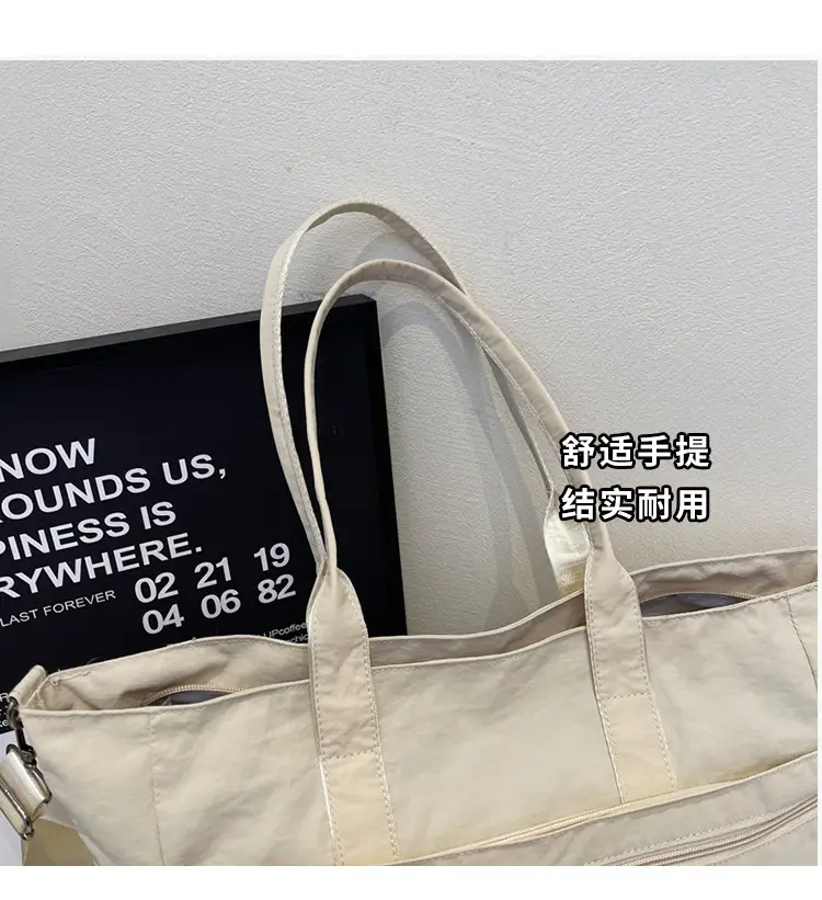 Women Large Canvas Tote Bag 2025 New Arrival — feature 7