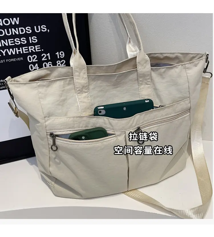 Women Large Canvas Tote Bag 2025 New Arrival — feature 9