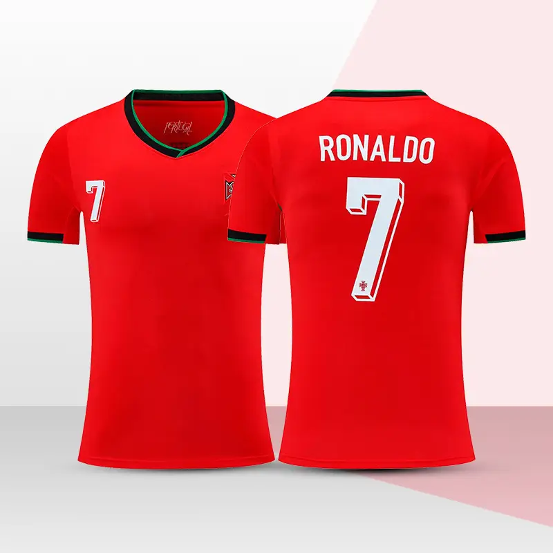 Ronaldo Messi Real Madrid Football T-Shirt Pink 10 10 - Image 16