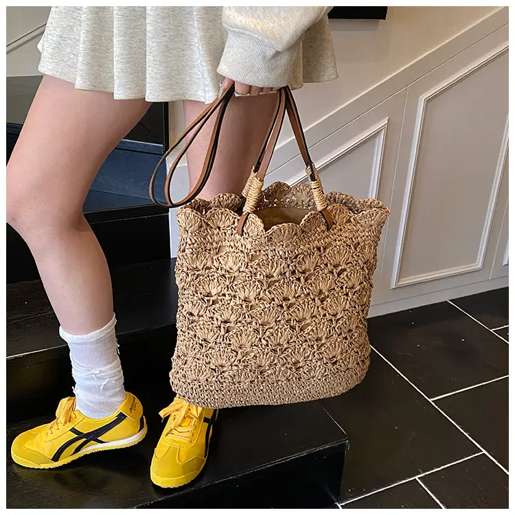 Handmade Woven Straw Bag for Women Holiday Beach Use — feature 20
