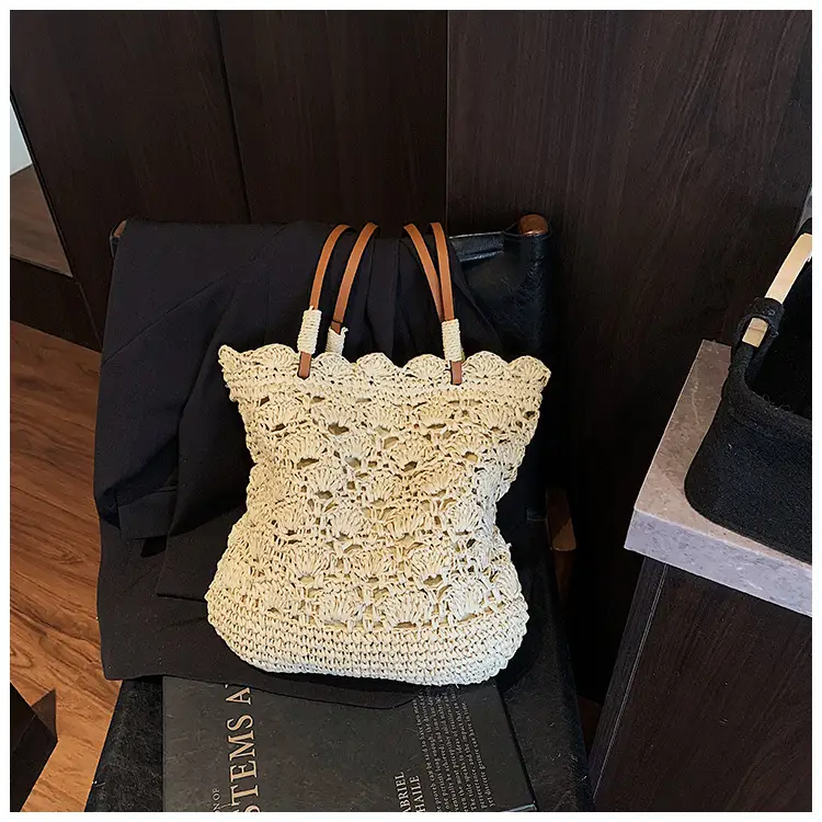 Handmade Woven Straw Bag for Women Holiday Beach Use — feature 25