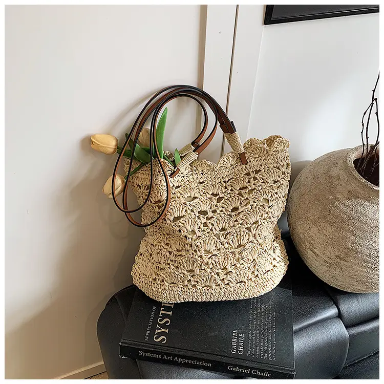 Handmade Woven Straw Bag for Women Holiday Beach Use — feature 26