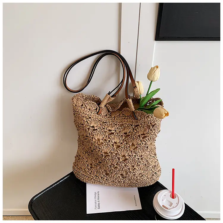 Handmade Woven Straw Bag for Women Holiday Beach Use — feature 27